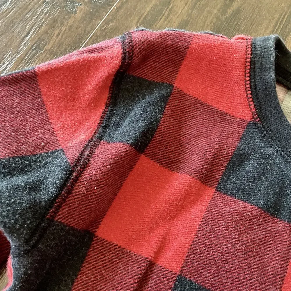 Old Navy Buffalo Plaid Pajama Top